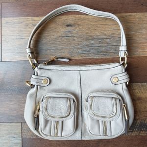 B. Makowsky Leather Shoulder Bag